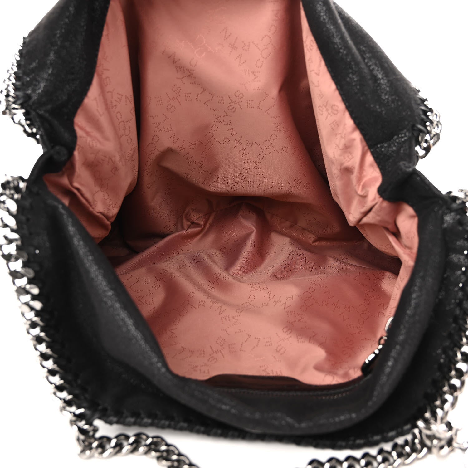 Stella McCartney Shaggy Deer Falabella Fold Over Tote Black 5 of 9