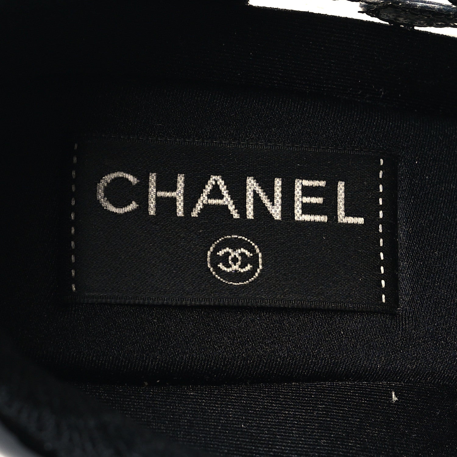 Chanel Calfskin Patent Transparent Sneakers 36 Black 7 of 7