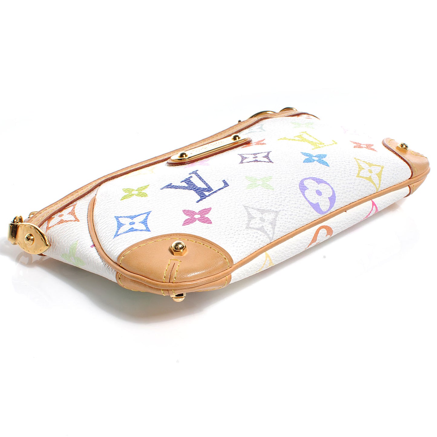Monogram Multicolor Pochette Milla MM White