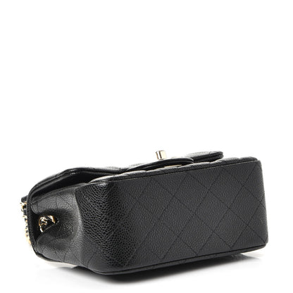 Chanel Caviar Quilted Mini Square Flap Black 4 of 8