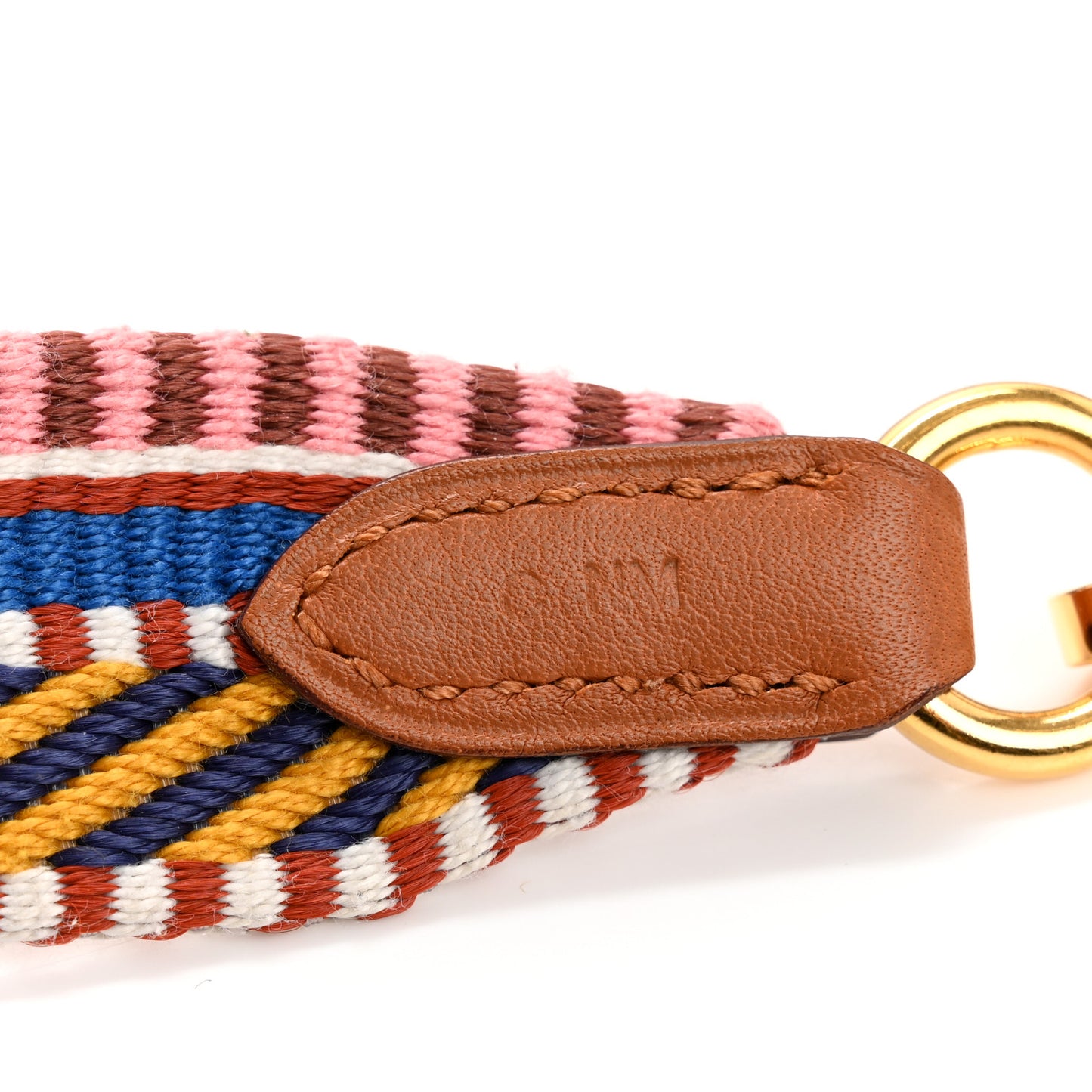 Toile Swift 25mm Sangle Cavale Shoulder Strap Amber Rose Ete Gold