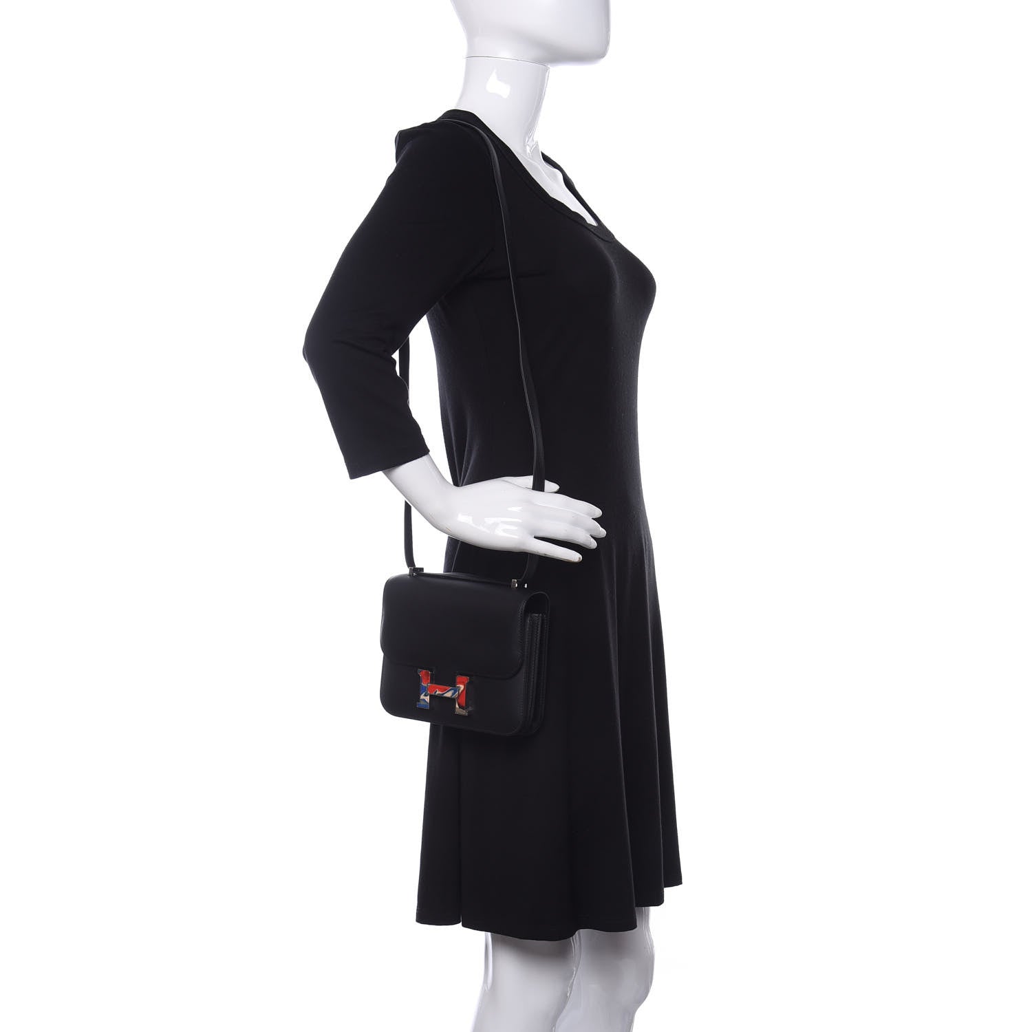 Hermes Swift Marble Constance 18 Black 2 of 9