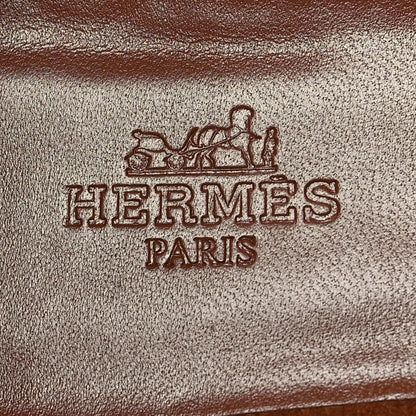 Hermes Suede Elda Espadrille Wedge Sandals 39 Gold 7 of 9