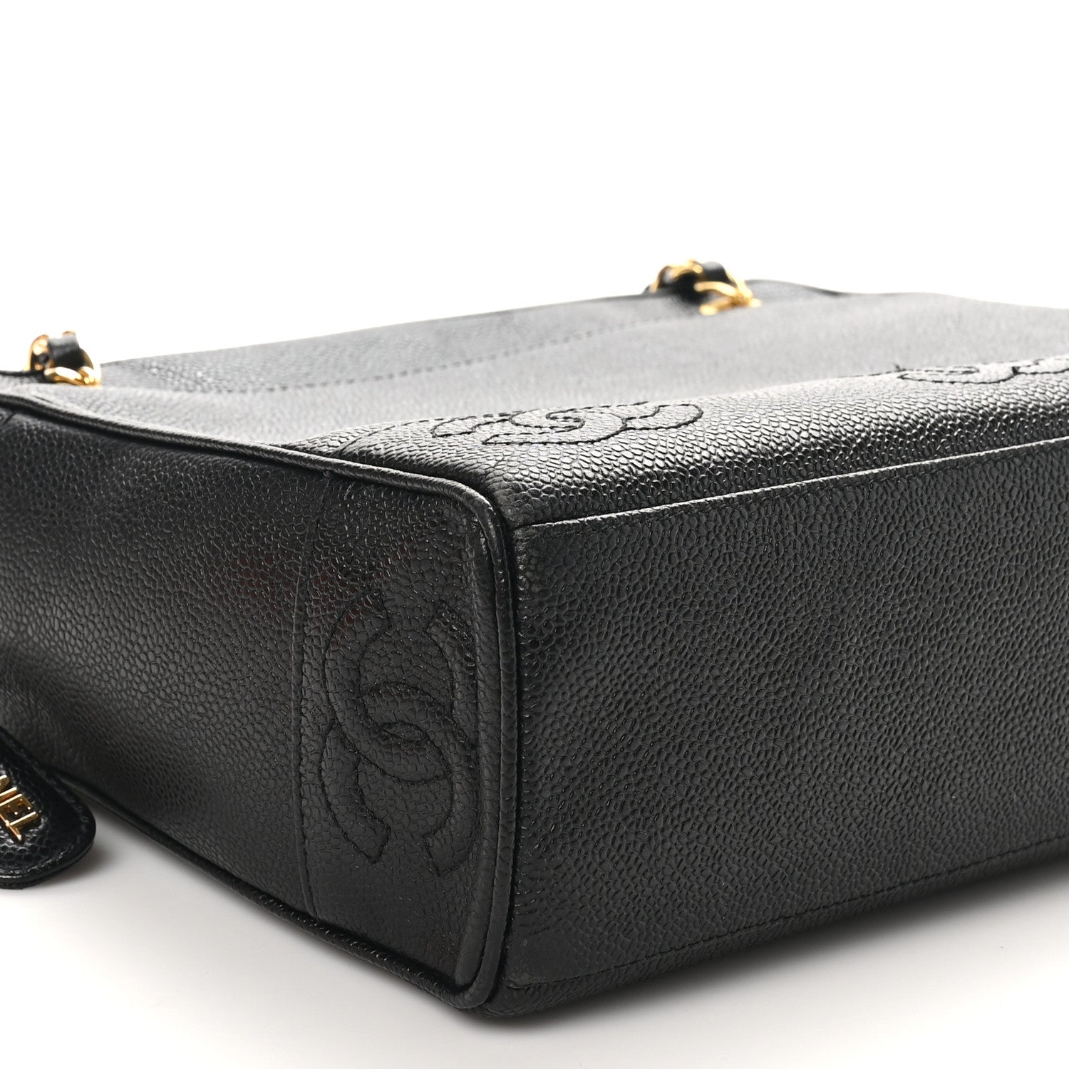 Chanel Caviar CC Shoulder Bag Black 9 of 11