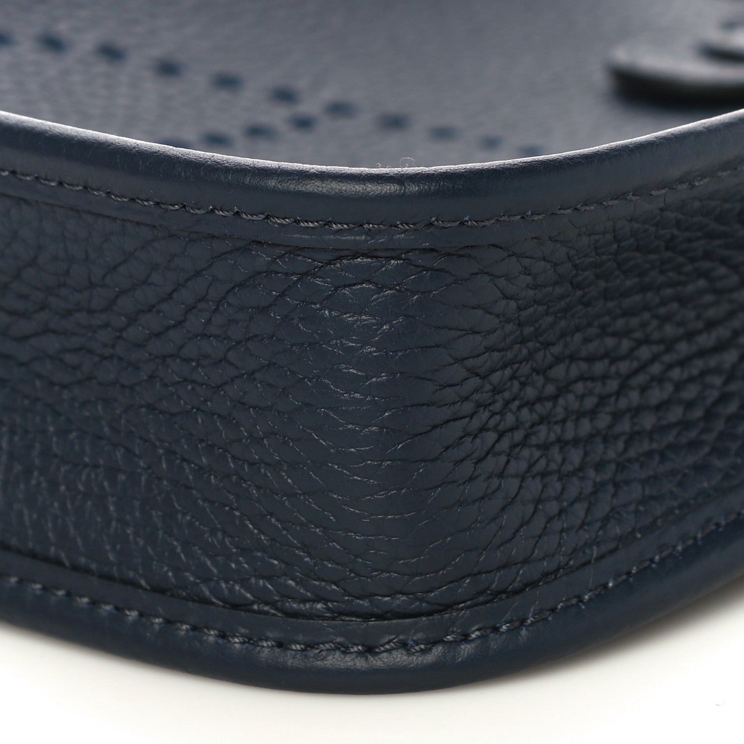 Hermes Taurillon Clemence Amazone Evelyne TPM Bleu Nuit Bleu Indigo 9 of 10