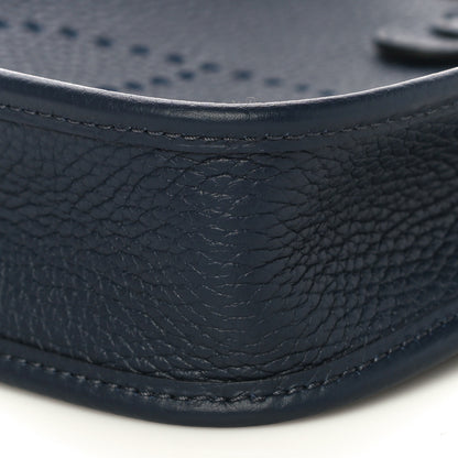 Hermes Taurillon Clemence Amazone Evelyne TPM Bleu Nuit Bleu Indigo 9 of 10