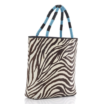 Christian Dior Pony Hair Zebra Print Bag 4 of 14
