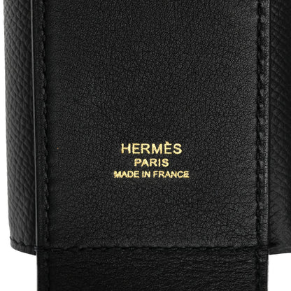Hermes Swift Epsom Pocket Kelly Shoulder Strap Black 3 of 6