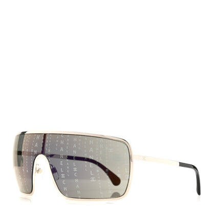 Chanel Metal Shield Runway Sunglasses 71213 Black 1 of 8