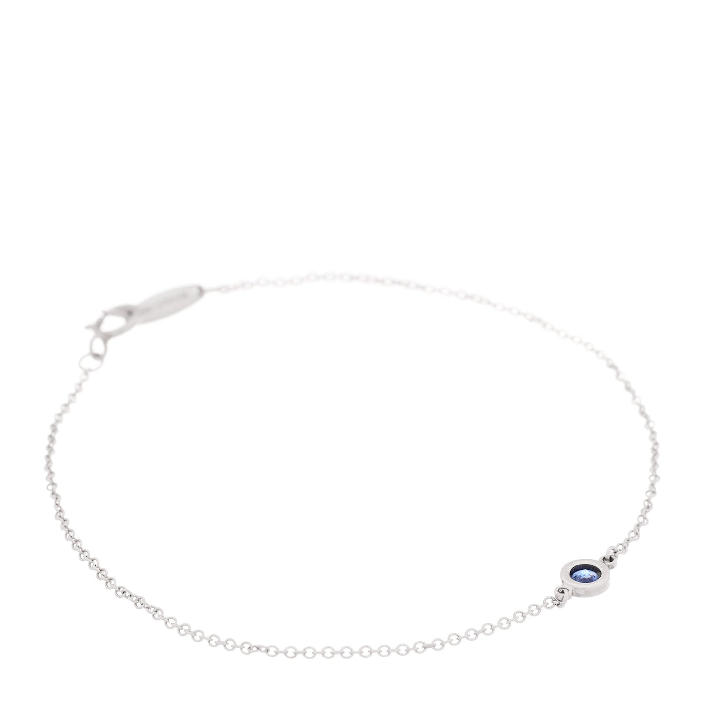 Platinum Blue Sapphire Elsa Peretti Color By The Yard Bracelet