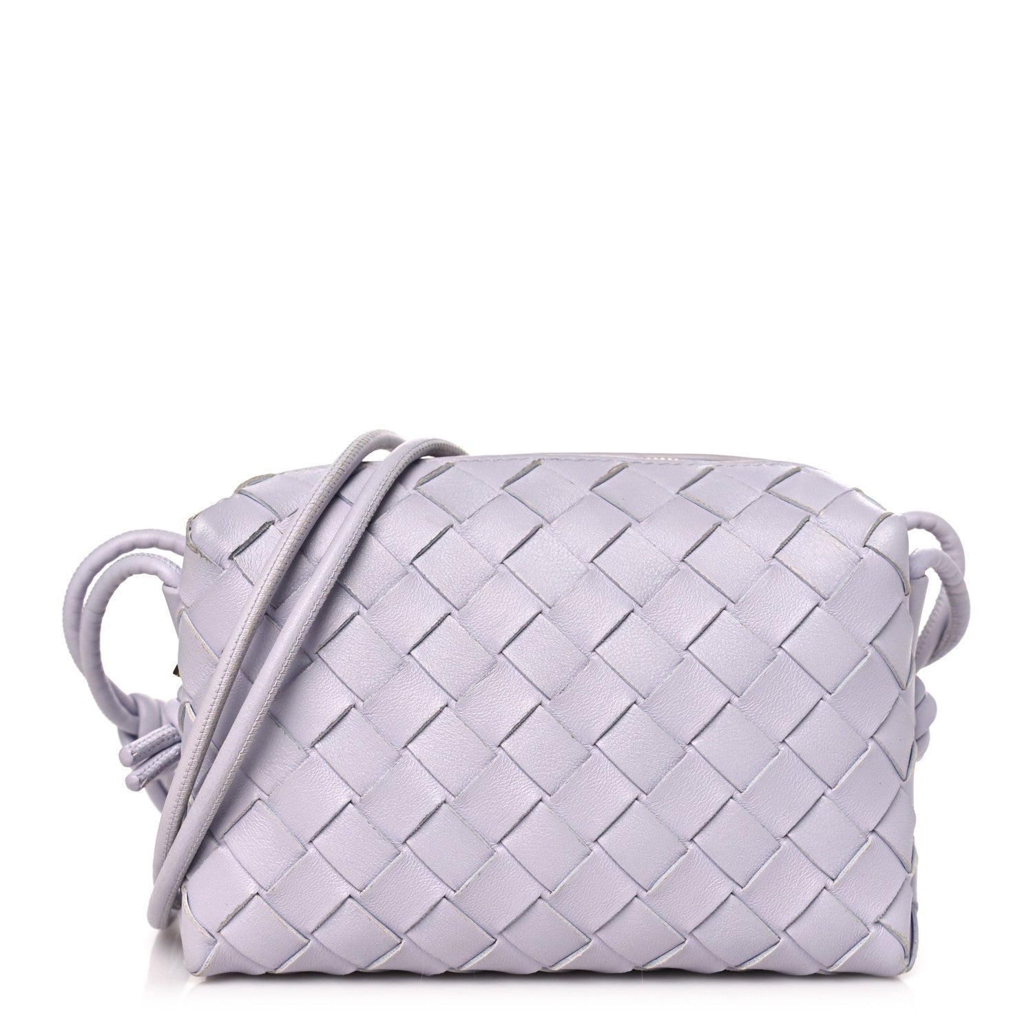 Bottega Veneta Nappa Intrecciato Mini Loop Camera Bag Oyster 1 of 9