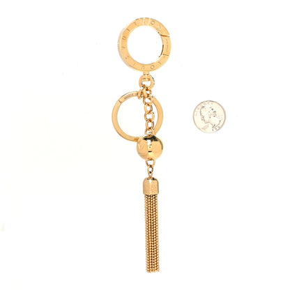 Louis Vuitton Goldtone Swing Key Holder and Bag Charm 2 of 4