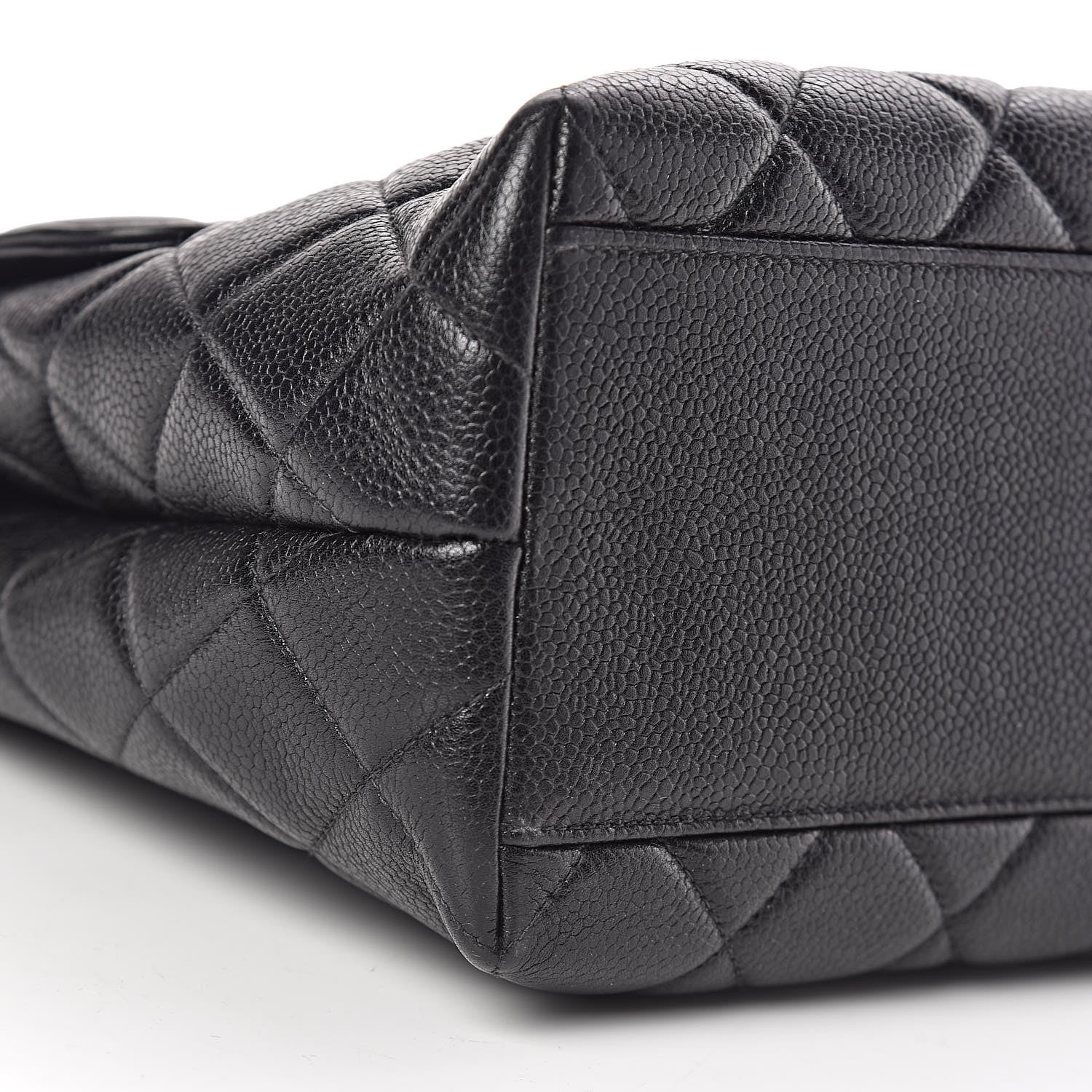Chanel Caviar Quilted Jumbo Kelly Flap Black 5 of 11