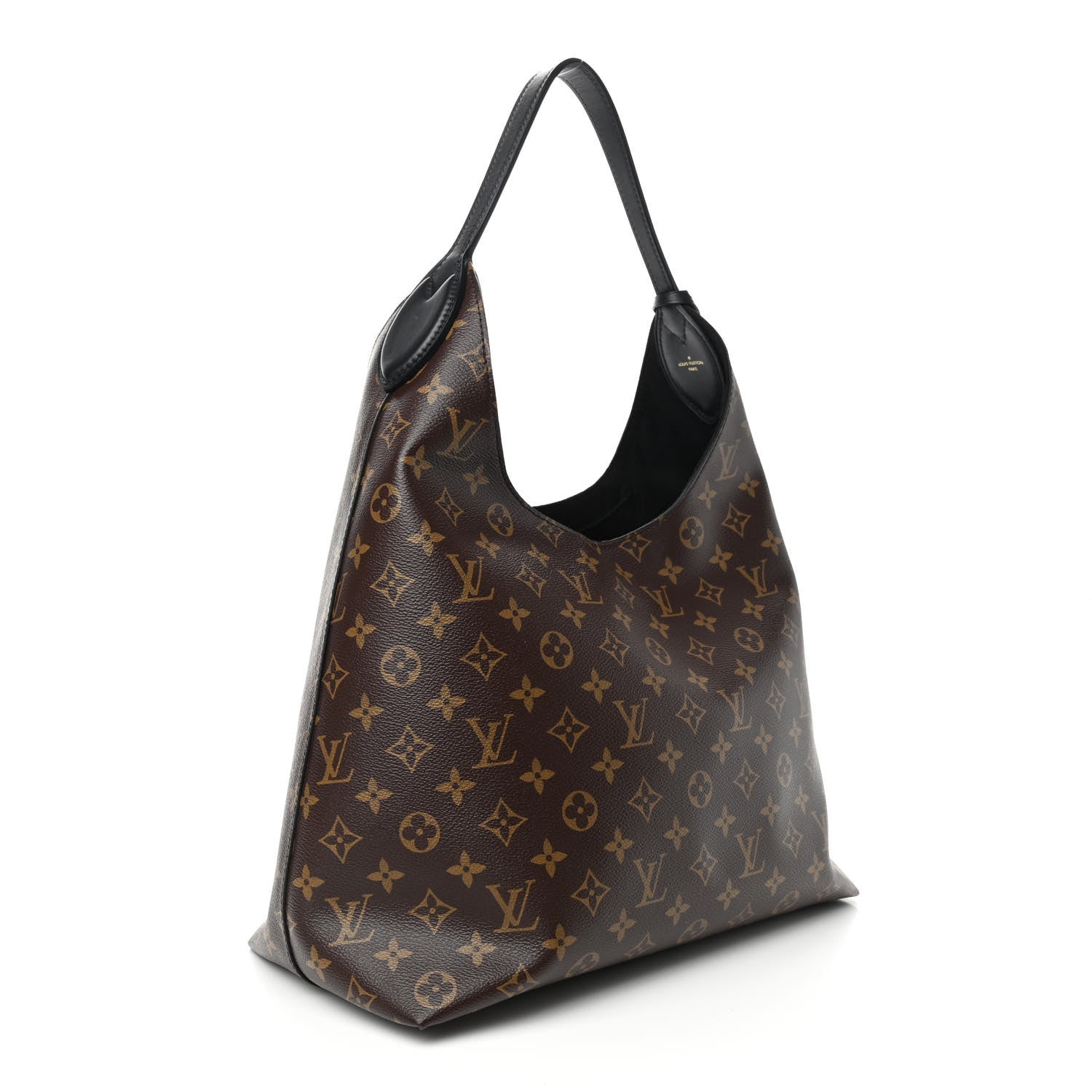 Louis Vuitton Monogram Flower Hobo Black 3 of 11