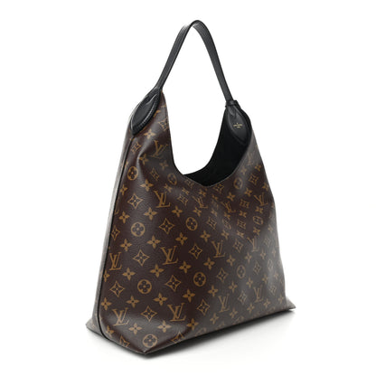 Louis Vuitton Monogram Flower Hobo Black 3 of 11