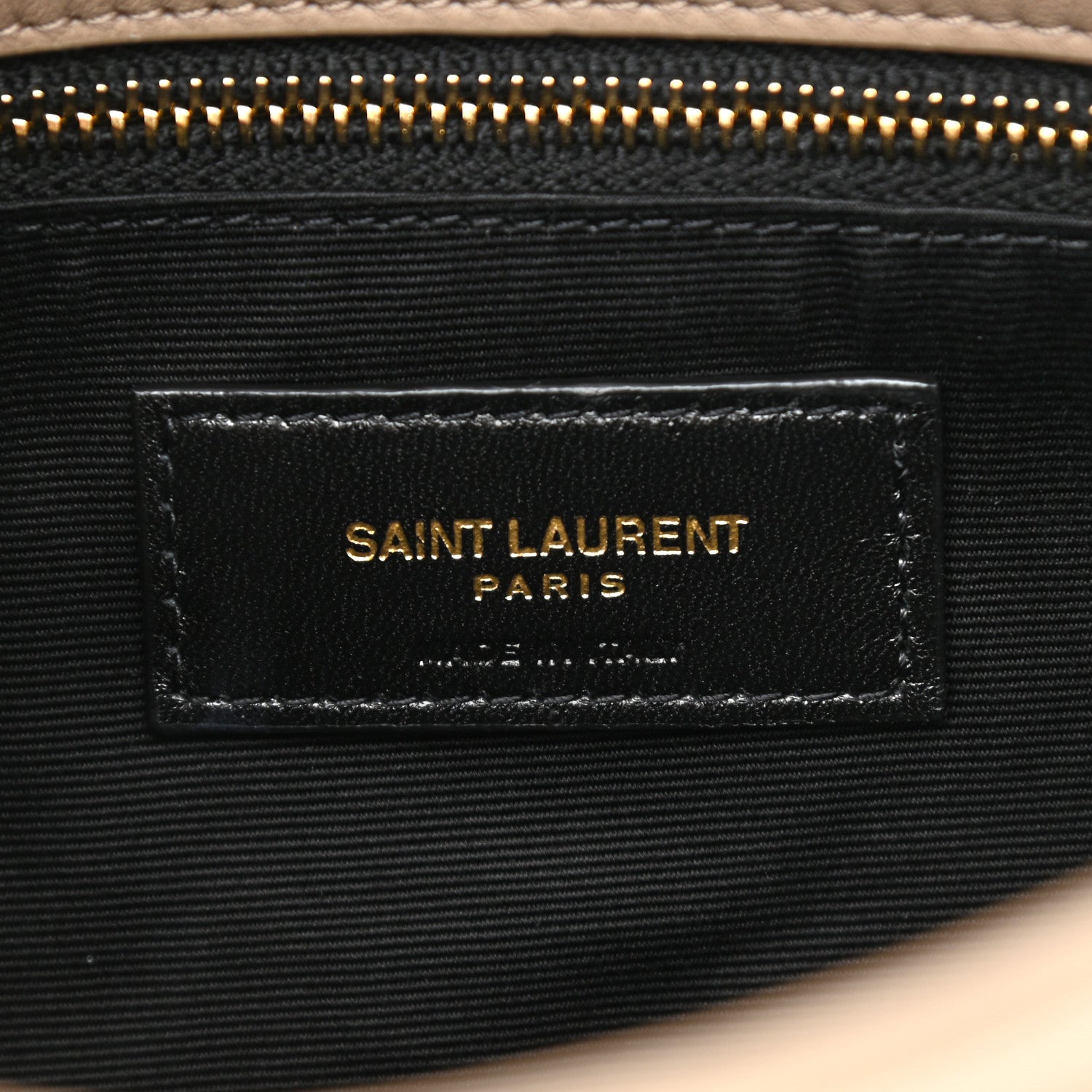 Saint Laurent Lambskin Quilted Toy Loulou Puffer Monogram Chain Satchel Nude Powder 6 of 12