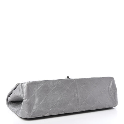 Chanel Metallic Aged Calfskin Quilted 2.55 Reissue 227 Flap Silver 4 of 10