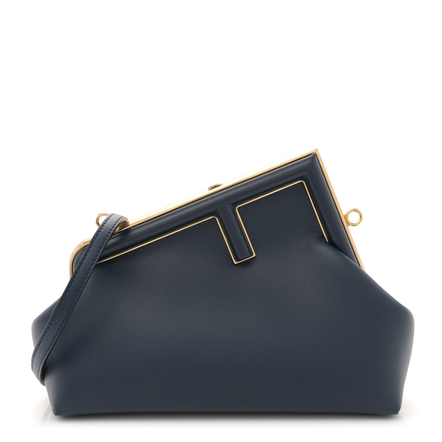 Shiny Nappa Small Fendi First Midnight Blue