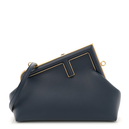 Fendi Shiny Nappa Small Fendi First Midnight Blue 1 of 10