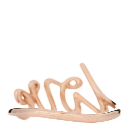 Tiffany 18K Rose Gold Paloma's Graffiti Love Ring 56 7.75 3 of 6