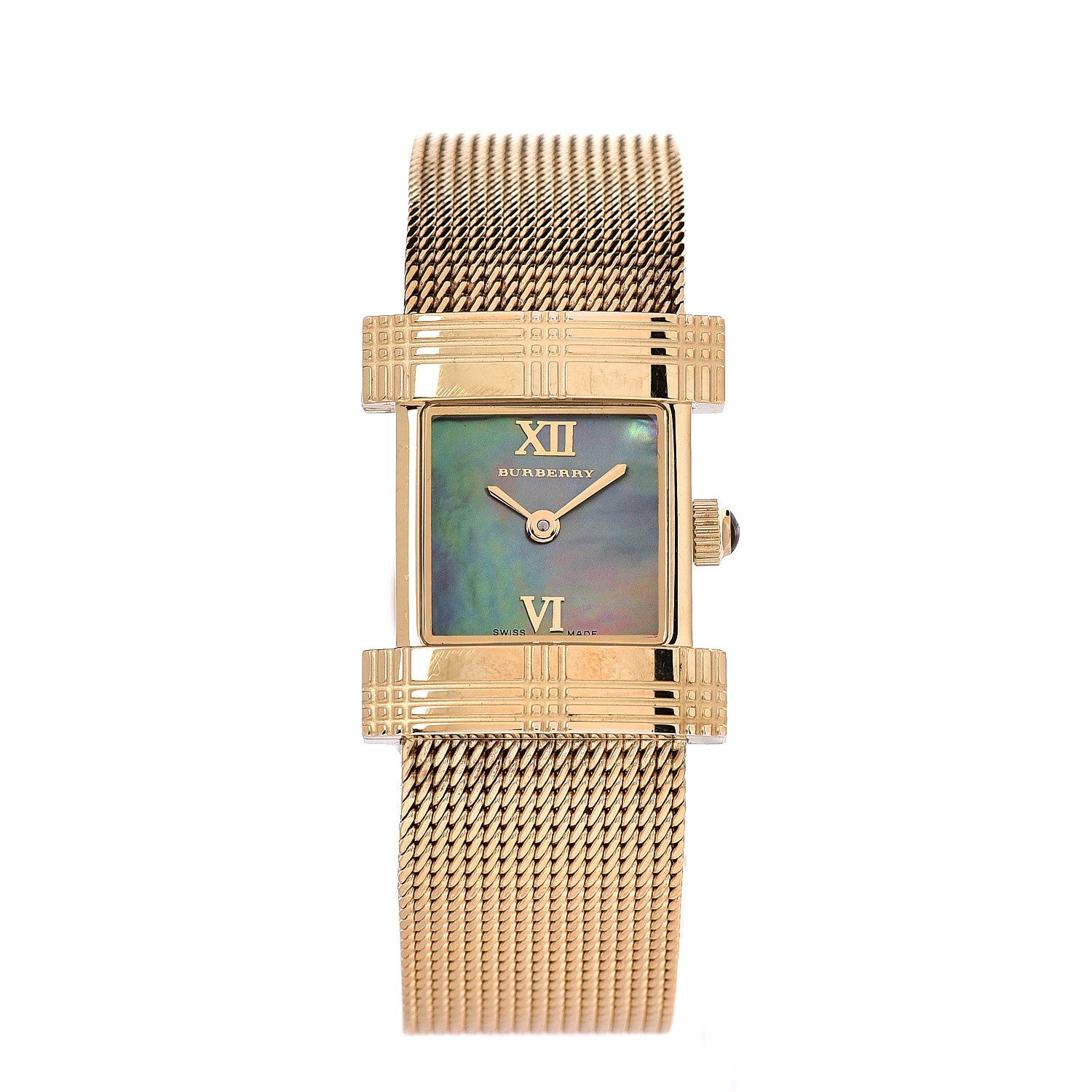 Burberry Stainless Steel Black Mother of Pearl 24mm Quartz Watch BU4504 1 of 6