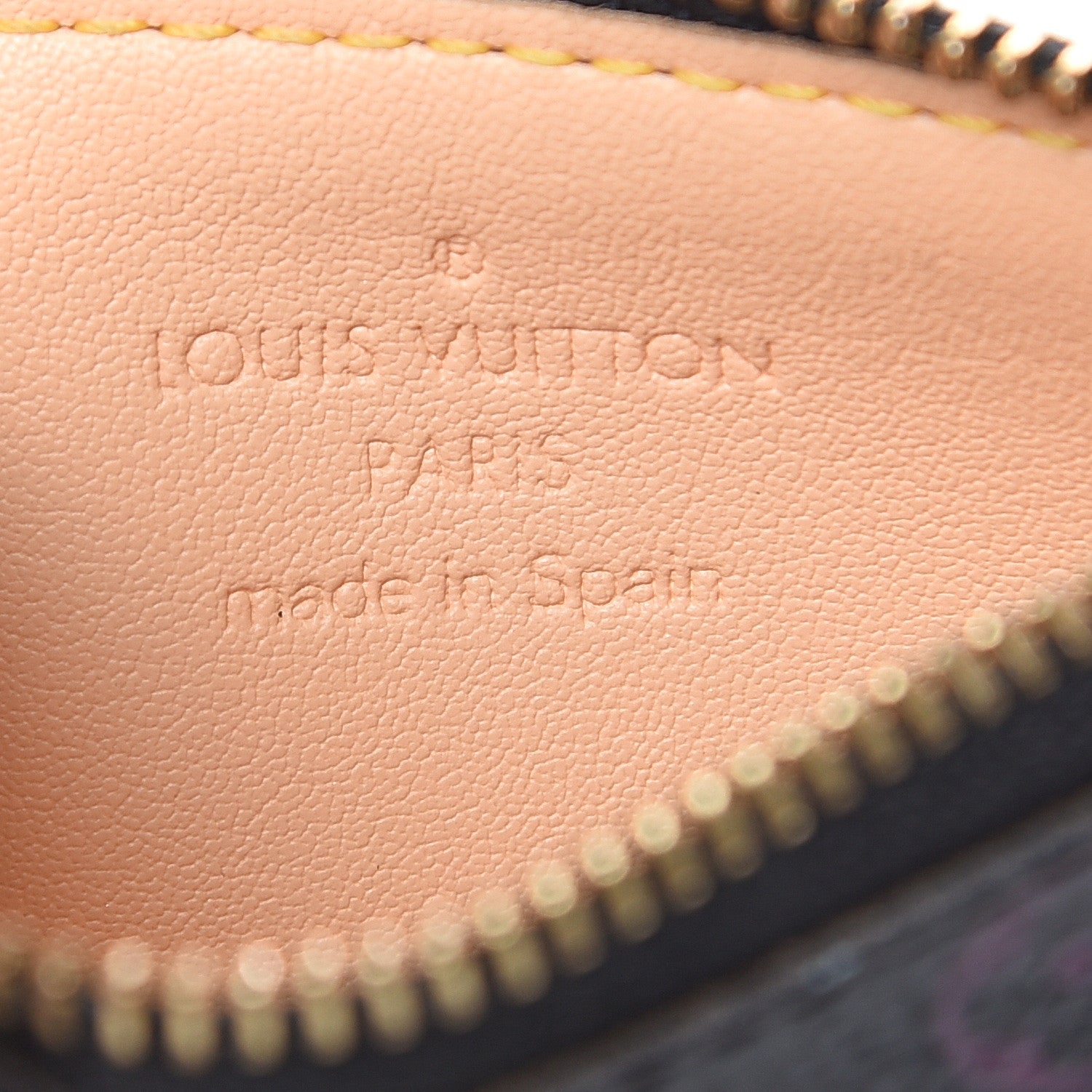 Louis Vuitton Monogram Multicolor Key Pouch Black 6 of 8