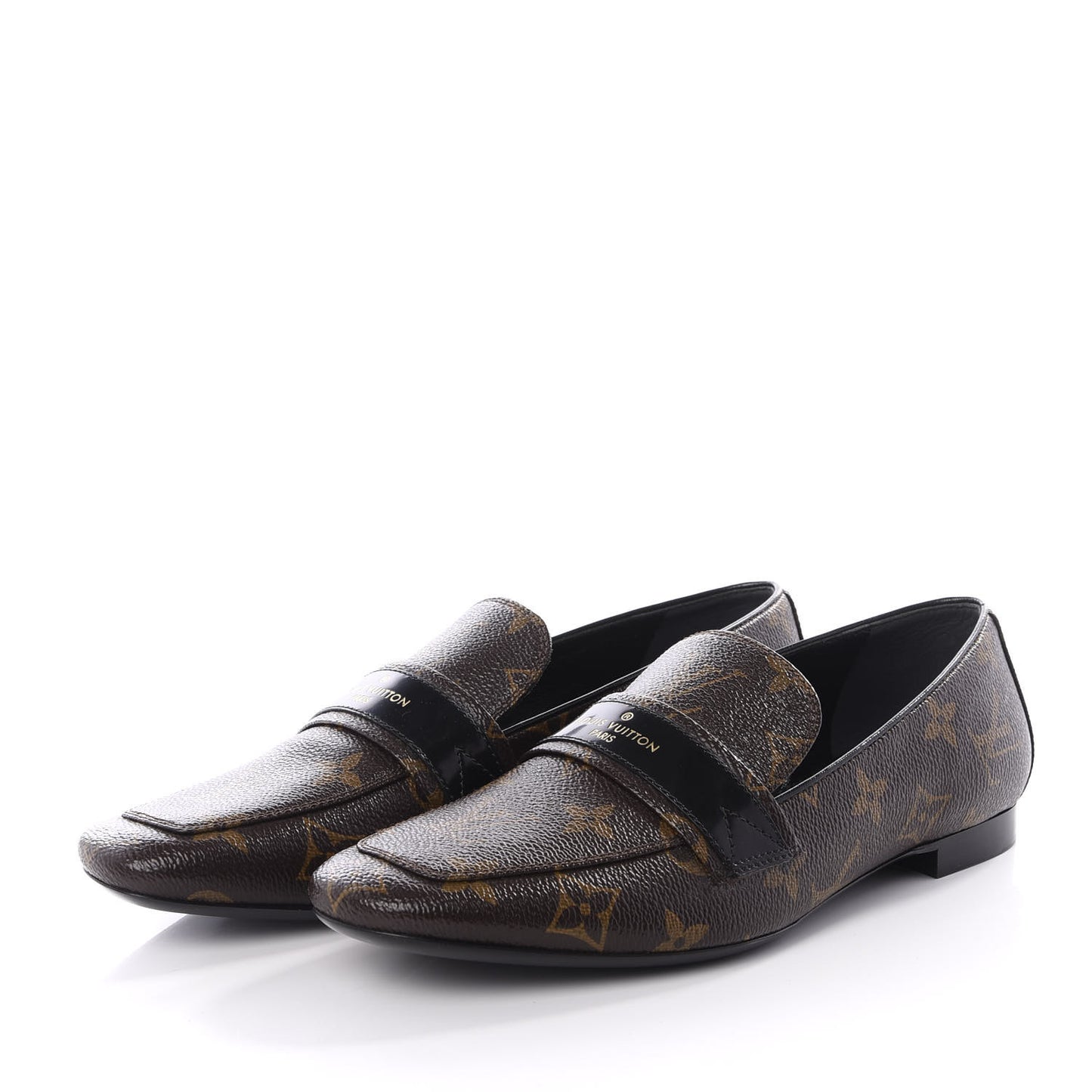 Monogram Upper Case Flat Loafer 37