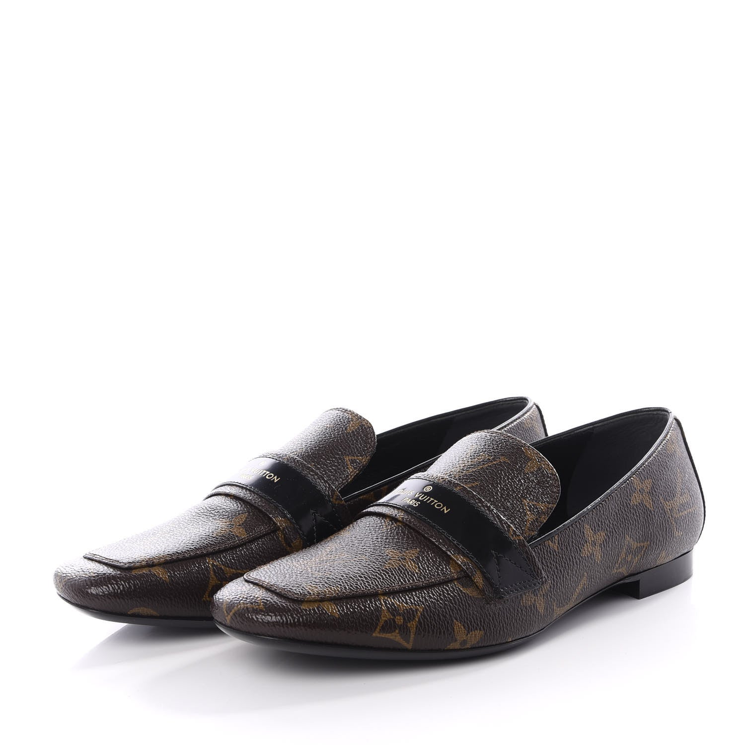 Louis Vuitton Monogram Upper Case Flat Loafer 37 3 of 10