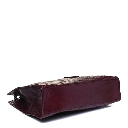 Saint Laurent Crinkled Calfskin Matelasse Monogram Niki Shoulder Bag Rouge Legion 4 of 8