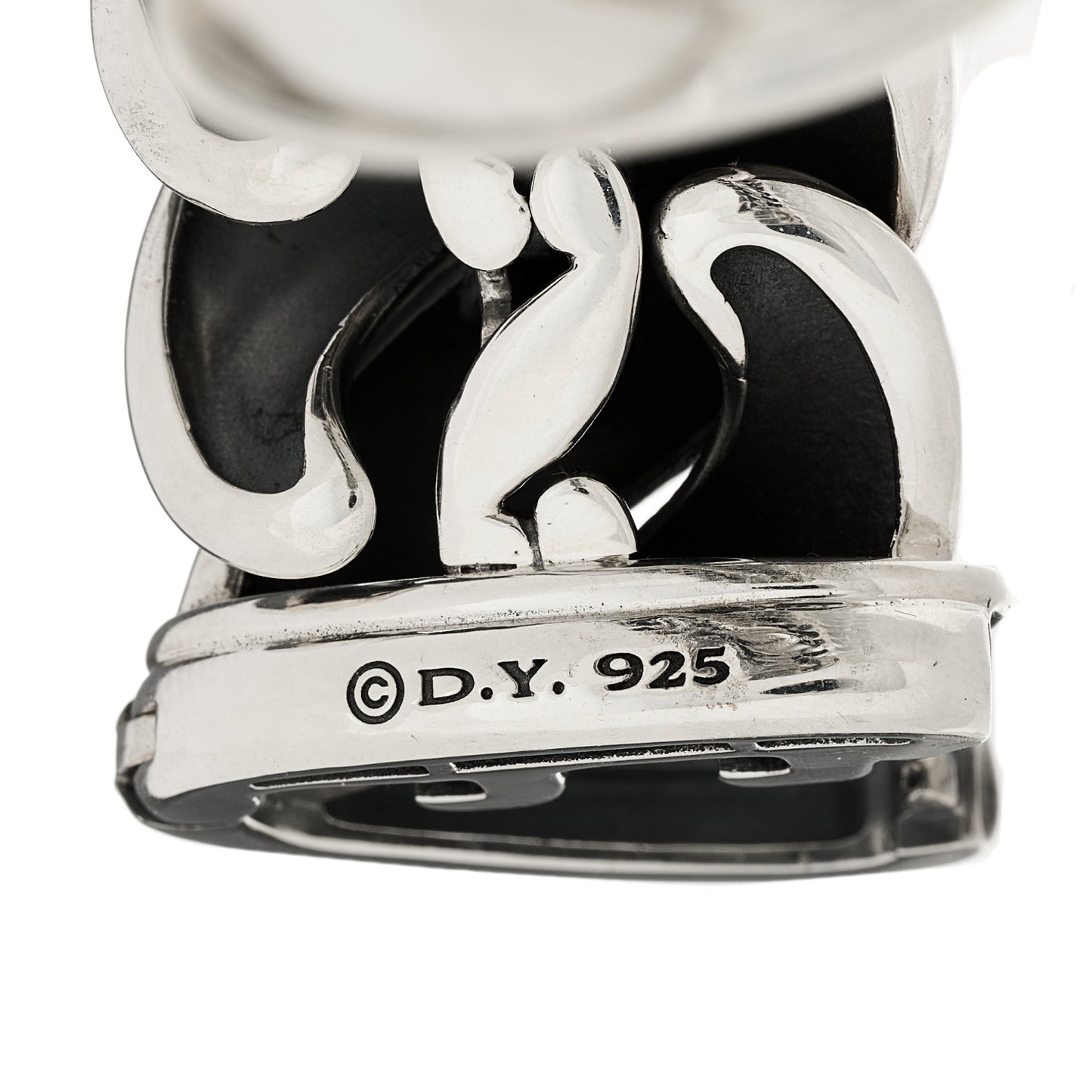 Sterling Silver Diamond Blue Sapphire Tanzanite Sculpted Bracelet