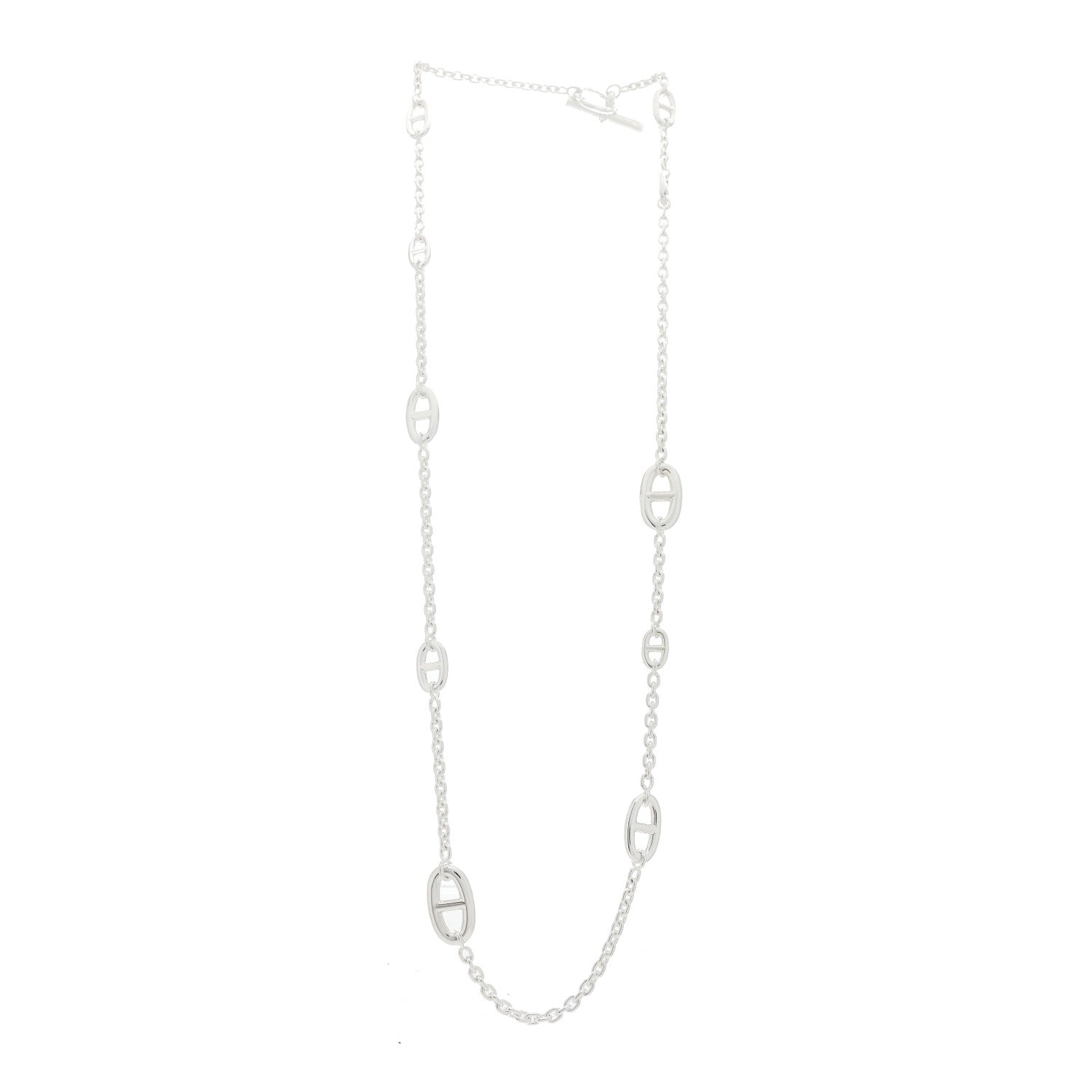 Hermes Sterling Silver Farandole Necklace 80 3 of 6