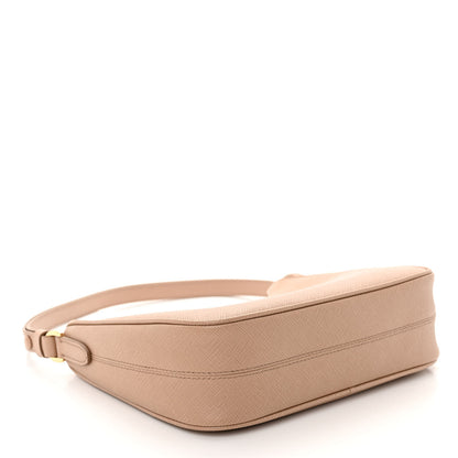 Prada Saffiano Lux Re-Edition Mini Shoulder Bag Cammeo 4 of 10