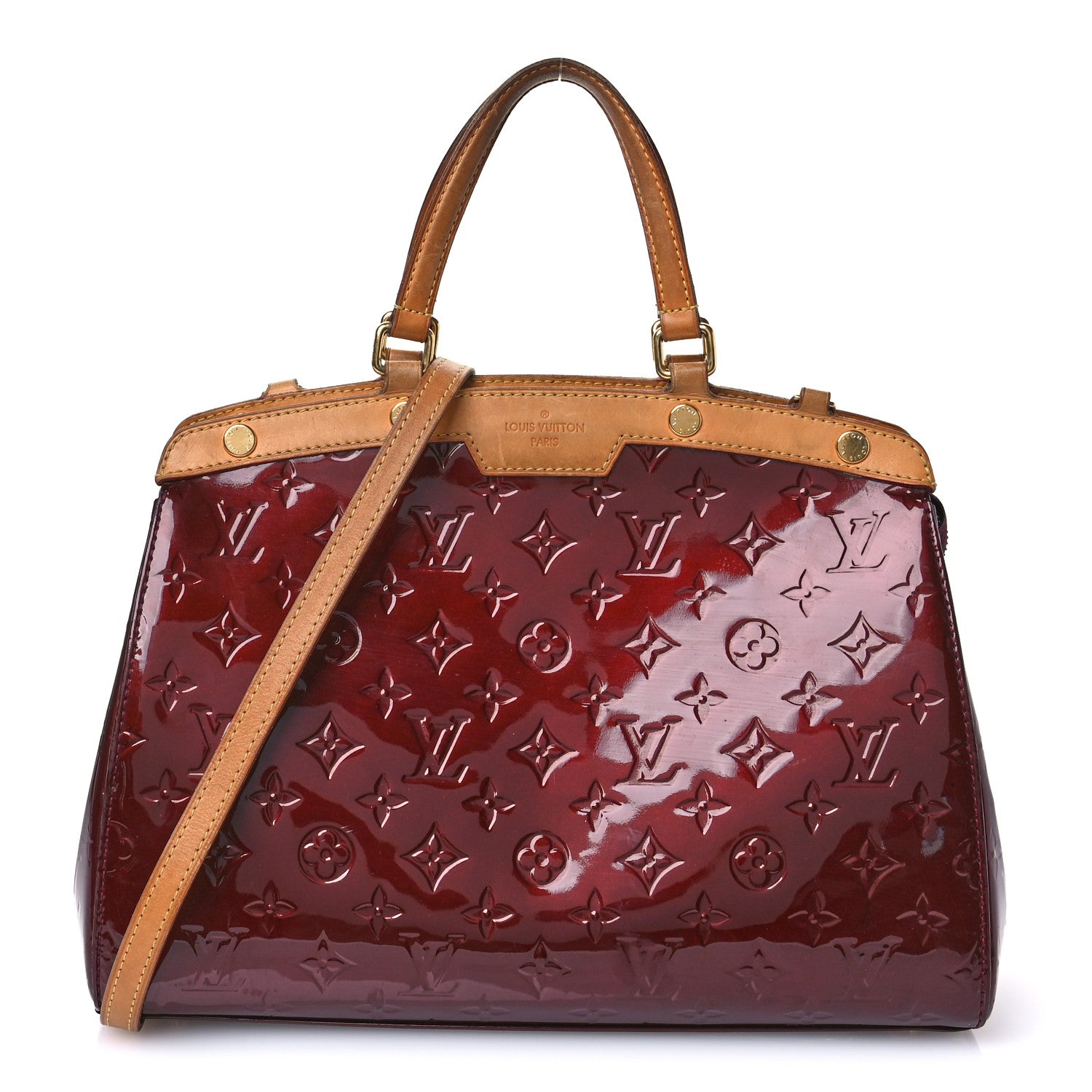 Louis Vuitton Vernis Brea MM Rouge Fauviste 1 of 13