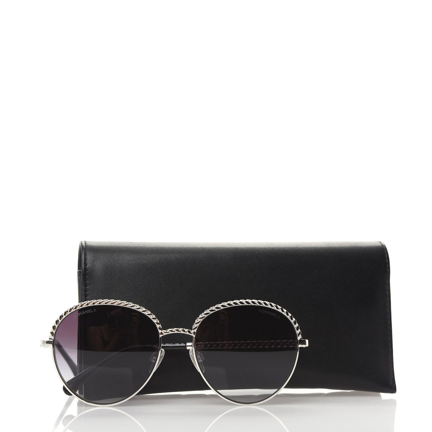 Chain Pantos Sunglasses 4242 Silver Gray