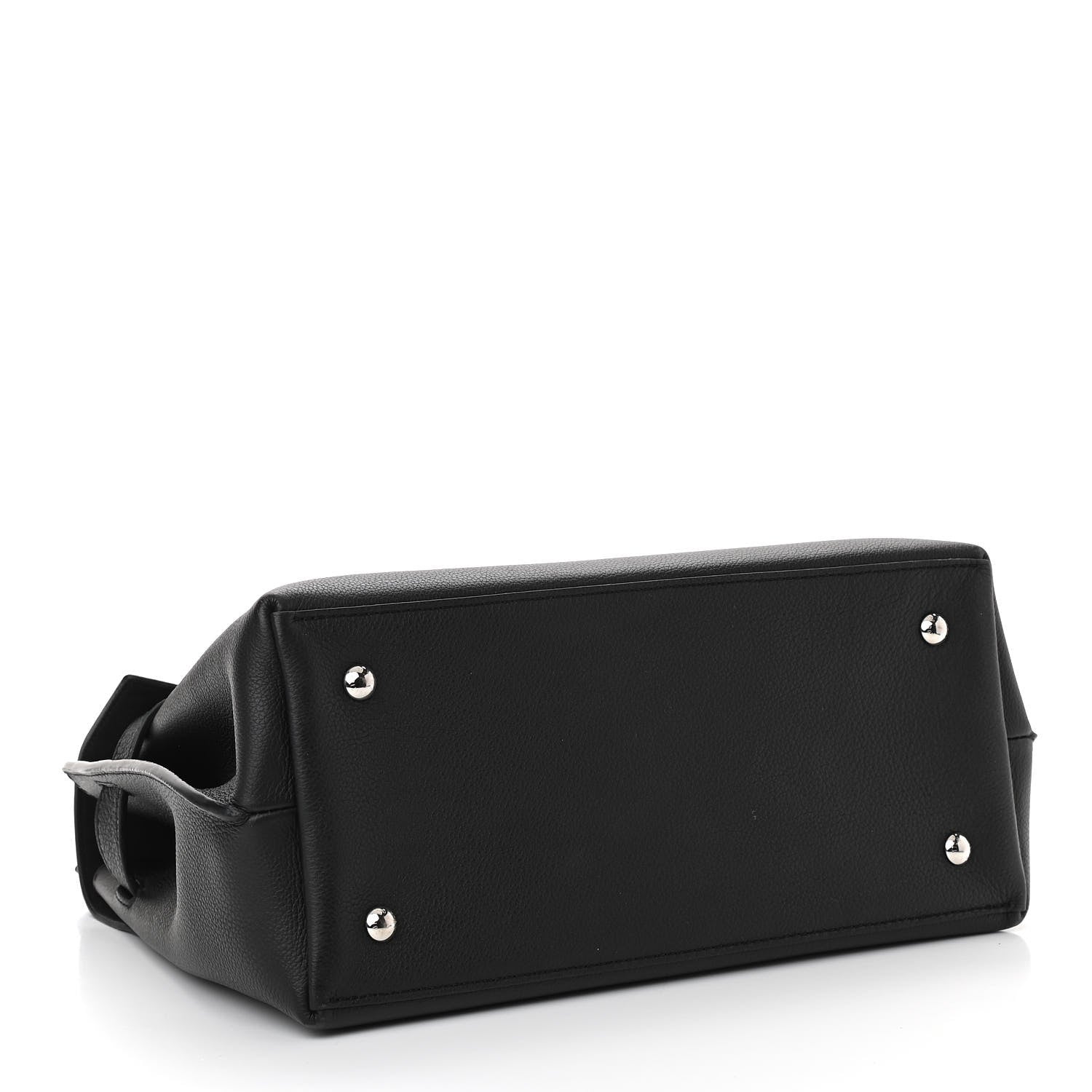 Louis Vuitton Soft Calfskin Lockme Ever MM Black 4 of 10