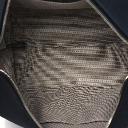 Hermes Canvas Large Bride-A-Brac Pouch Bleu Nuit 6 of 10