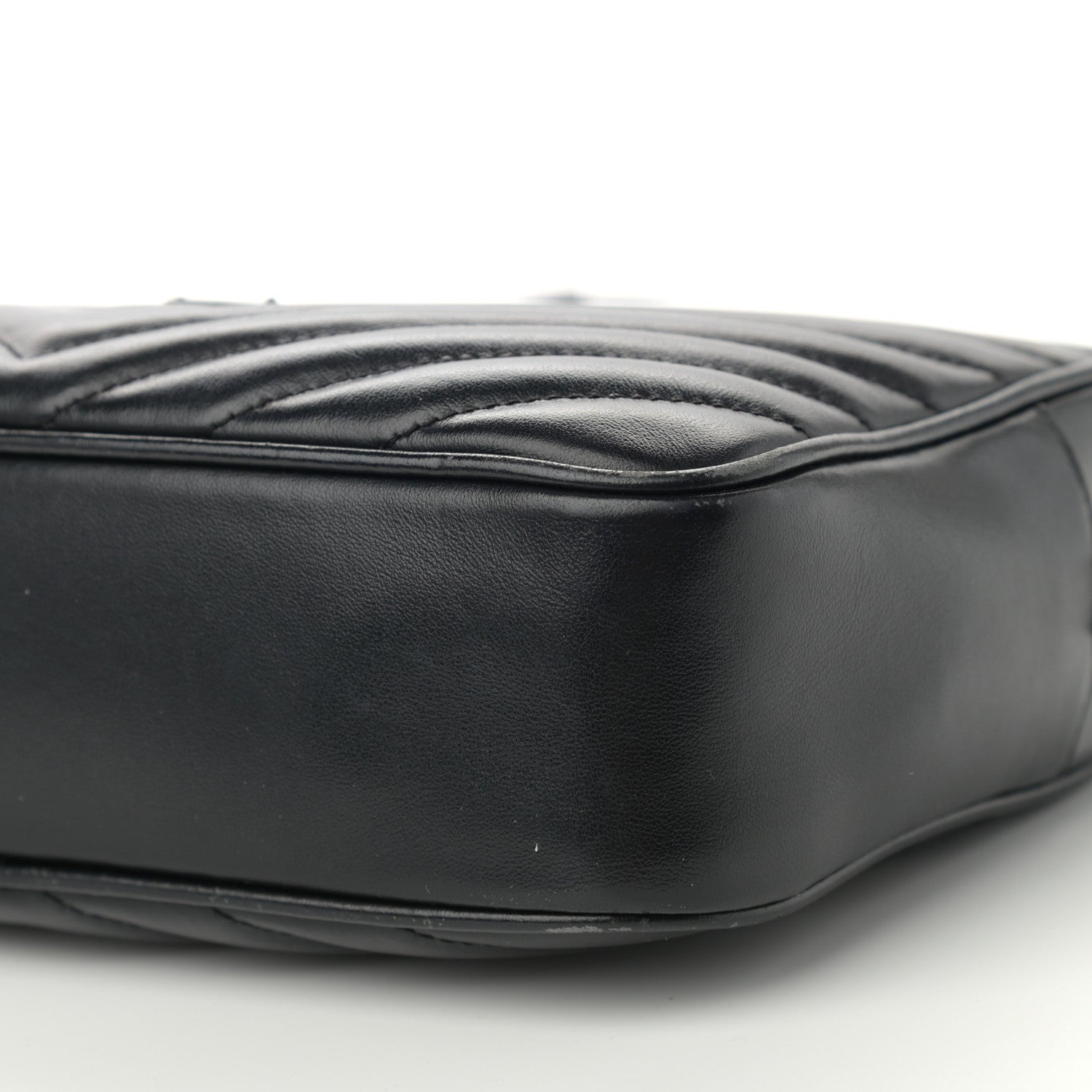 Saint Laurent Calfskin Matelasse Monogram Lou Camera Bag Black 10 of 13
