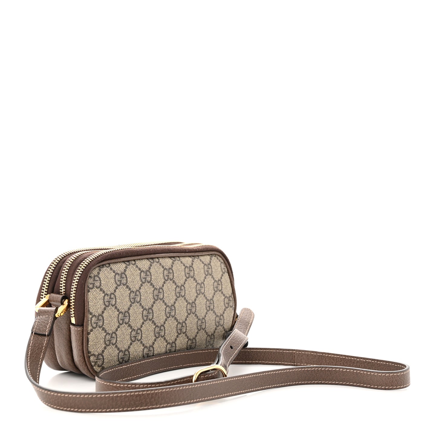 GG Supreme Monogram Web Mini Ophidia GG Bag Brown