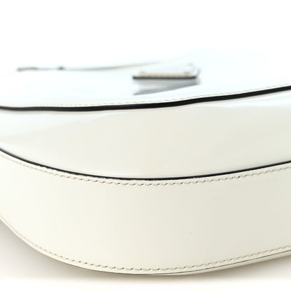 Prada Spazzolato Cleo Adjustable Strap Shoulder Bag White 9 of 10