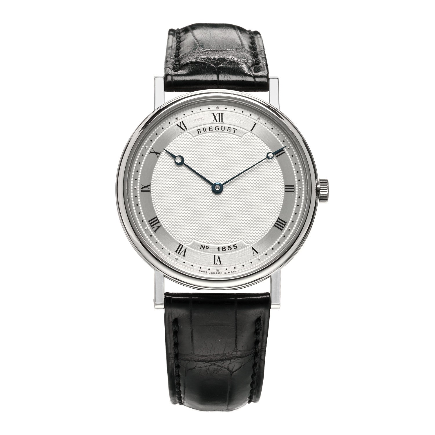 Breguet 18K White Gold Alligator 38mm Clasique Automatic Watch 5157BB/11/9V6 1 of 5