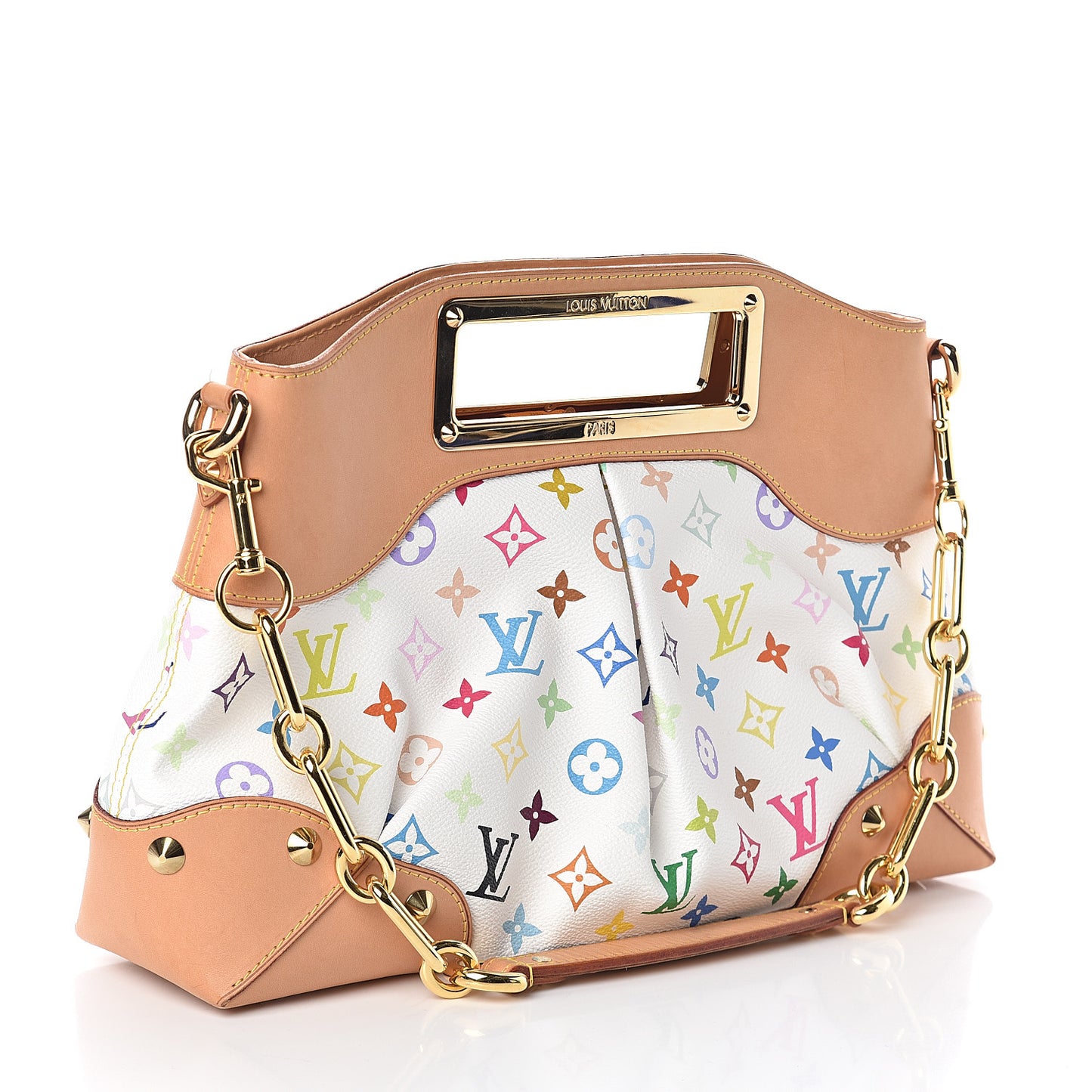 Monogram Multicolor Judy MM White
