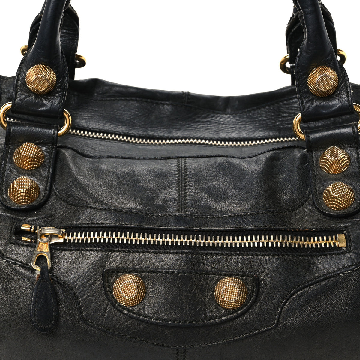 Balenciaga Agneau Giant 21 Gold Hardware Work Black 8 of 10