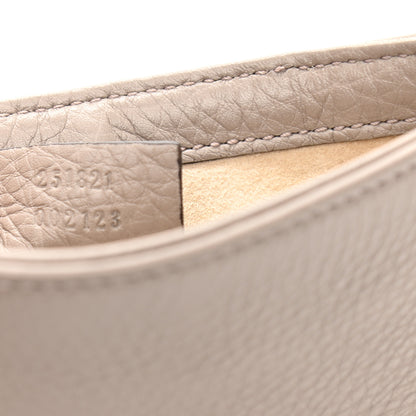 Gucci Pebbled Calfskin Small 1973 Chain Shoulder Bag Porcelain Rose 7 of 8