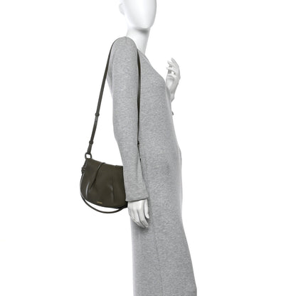 Loewe Shiny Nappa Calfskin Paseo Satchel Dark Khaki 2 of 10