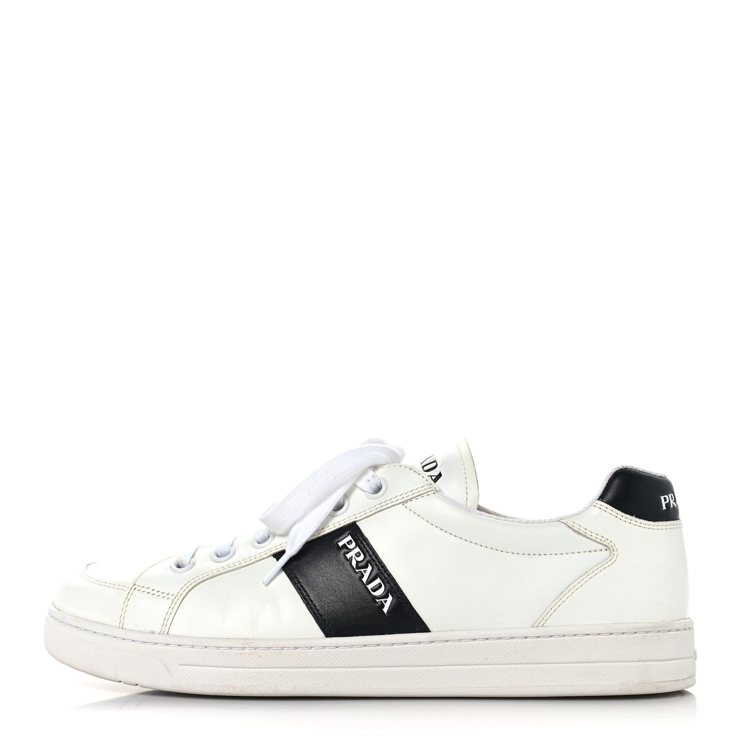 Calfskin Mens Low Top Sneakers 9 White