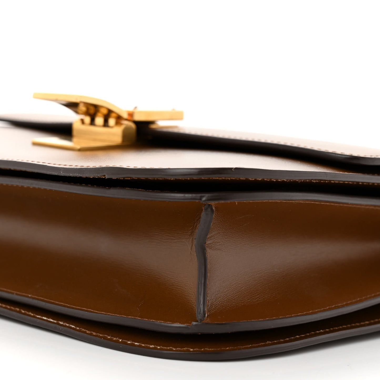 Box Calfskin Medium Classic Box Flap Bag Camel