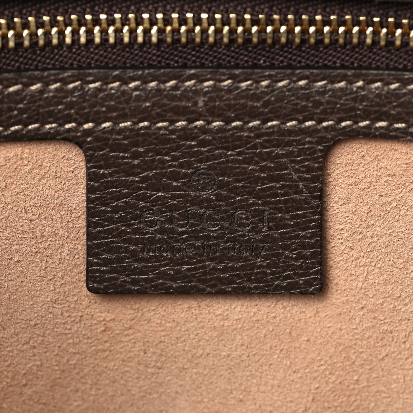 GG Supreme Monogram Web Small Ophidia Shoulder Bag Brown