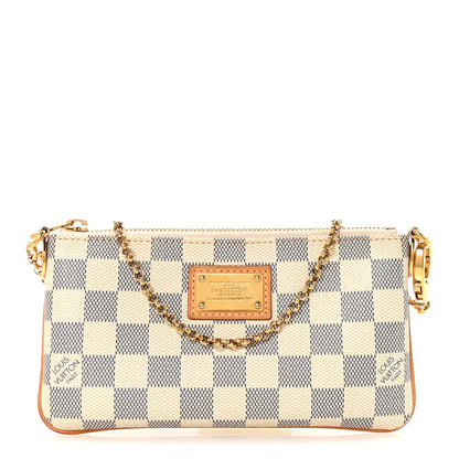 Louis Vuitton Damier Azur Pochette Milla MM 1 of 9