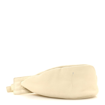 The Row Grained Calfskin Small Slouchy Banana Bag Ivory 4 of 14