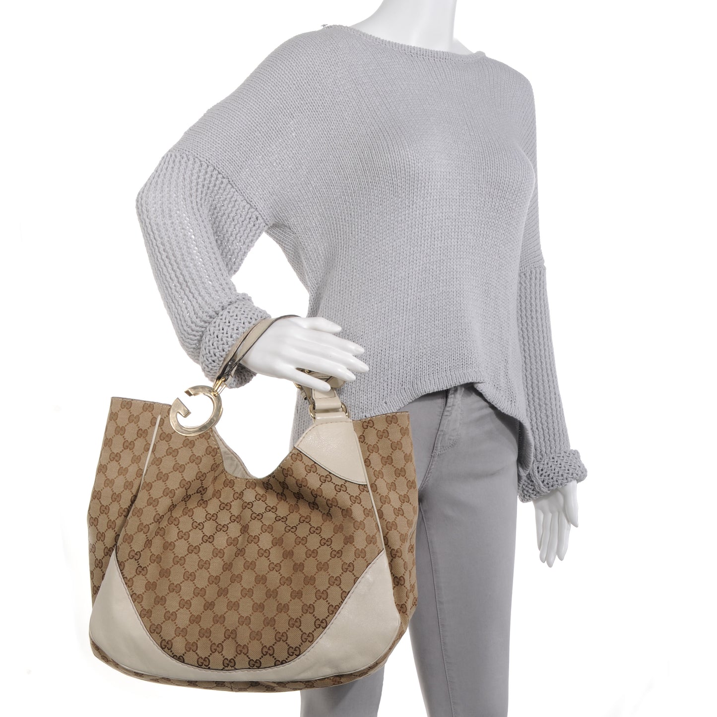 Monogram Charlotte Tote Off White